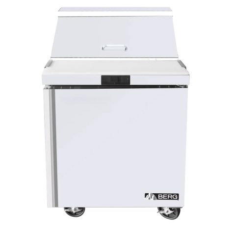 Berg 18 Pan 2-Door Mega-Top Sandwich Prep Table 48-1/4”W - Berg